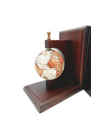 Bookend Globus, dwie podpórki książek