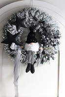 Black Winter, zimowy wianek na drzwi