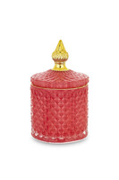 Palermo B, dekoracyjny pojemnik / amfora, różowy, wym.14x8.5x8.5cm