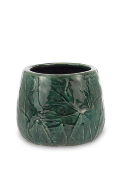 Green Leaf C, doniczka osłonka na kwiaty, wym.12x15cm