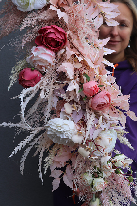 Butterfly Boho, girlanda ze sztucznych roślin