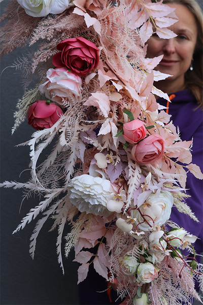 Butterfly Boho, girlanda ze sztucznych roślin