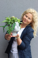 Tamara Head, kompozycja sukulenty w głowie