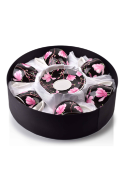 Floriana A, zestaw prezentowy 6 filiżanek ze spodkiem, poj.250ml