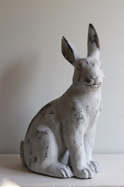 Zając Angielski New, duży zajączek wielkanocny figurka, wys.36cm