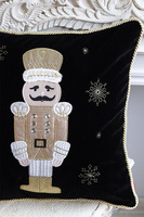 Christmas Mood, poszewka dekoracyjna świąteczna, Dziadek Czarny	