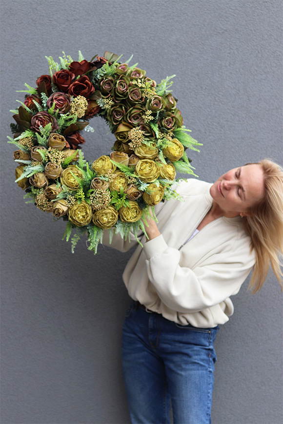 Dubajska Czekolada, wianek dekoracyjny