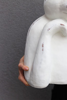 Myśliciel XXL Vintage, duży zajączek wielkanocny figurka