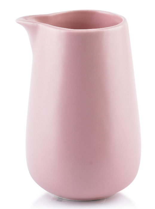 Juliette, porcelanowy mlecznik poj. 310ml, kolor różowy