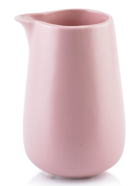Juliette, porcelanowy mlecznik poj. 310ml, kolor różowy