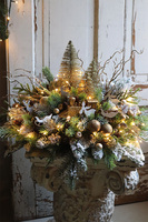 Złota Legenda Big, świąteczny stroik na brzozie