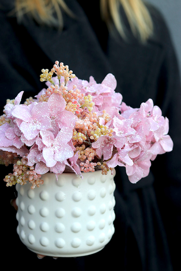 Pink Winter, zimowa kompozycja w osłonce