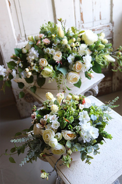 kompozycja kwiatowa, Moko Ladies Small, wym.26x40x25cm 