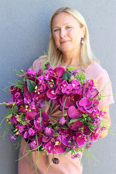 Pink Hitre, wianek na drzwi