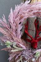 świąteczny wianek Premium Time Bordo Ren