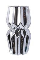Silversa, nowoczesny wazon, srebrny, E, wys.20.5cm