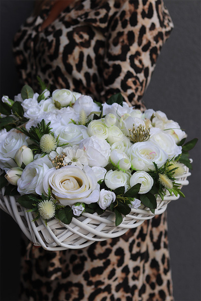 White Heart, stroik nagrobny serce