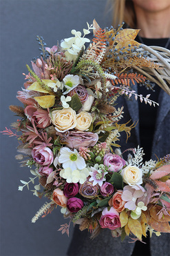 OD RĘKI Carmello Homely, asymetryczny wianek dekoracyjny, rozp.40cm