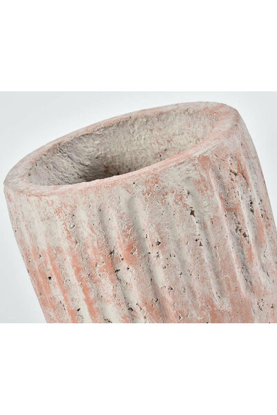 ceramiczna osłona / donica prążki Toledo A, wym.17x17x21cm