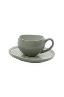 Tazza, kamionkowa filiżanka zielona