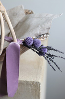 Lawendia, dekorowany koszyczek wielkanocny, wys.20cm