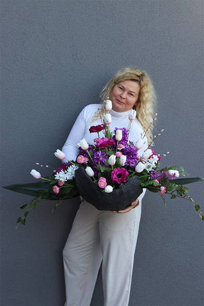 Amira Volcan Fiolet, komplet dekoracji nagrobnych