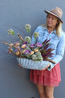 Klimatyczna, nowoczesna jesienna dekoracja, wym.55x75x35cm