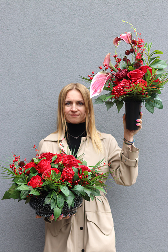 Bordosena, komplet dekoracji nagrobnych