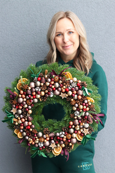 Our Home, świąteczny wianek dekoracyjny