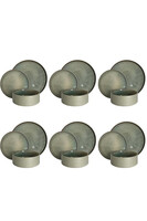 Earth Design, komplet obiadowy dla 6 osób, 18 elementów