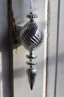 Silvito, srebrna zawieszka szklana, dł.29cm