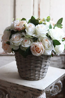 kosz pełen róż, Lessito, wys.35cm