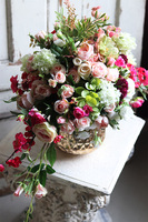 bogata kompozycja w złotym naczyniu, Hrabina 2, wys.40cm 