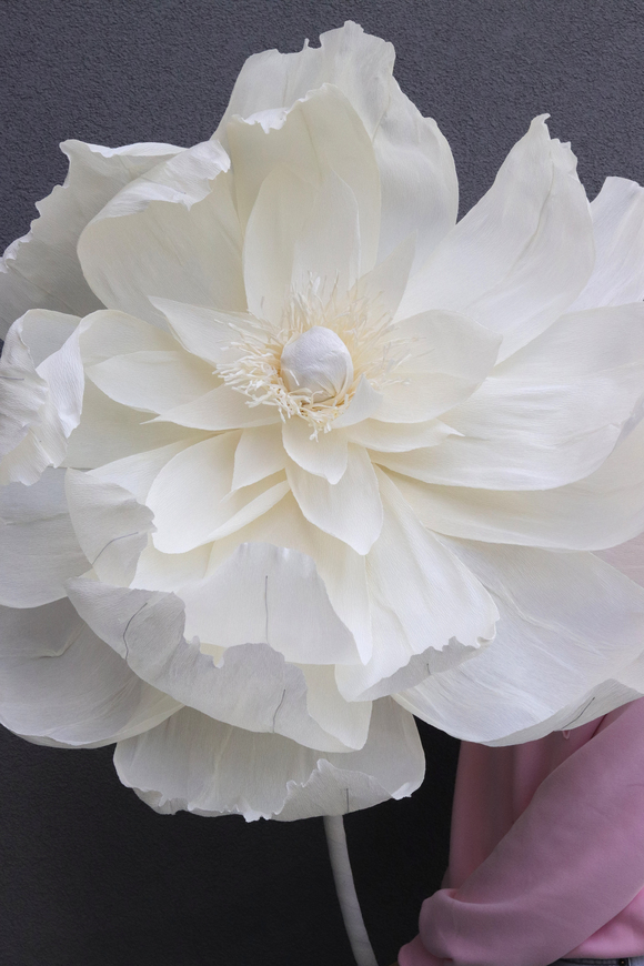 Peonia Paper Flowers, ręcznie robiony kwiat papierowy, wys.100cm