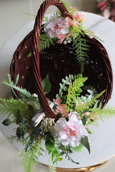 dekorowany koszyczek wielkanocny, Assami, wys.30cm