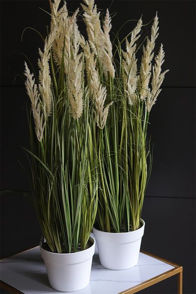 Zboże, sztuczna trawa z kłosami