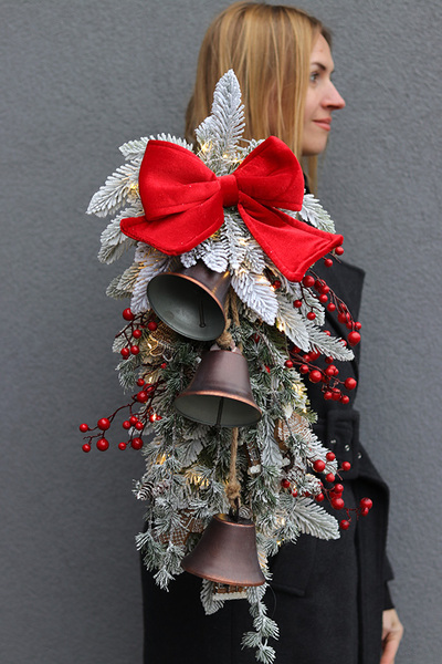 Kraina Mrozu Door, girlanda świąteczna z dzwonkami