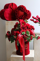 Miłosne Szkarłaty, flowerbox na walentynki