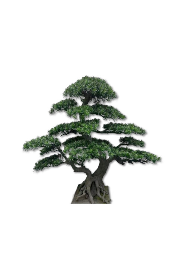 Bonsai, sztuczna roślina na podstawie