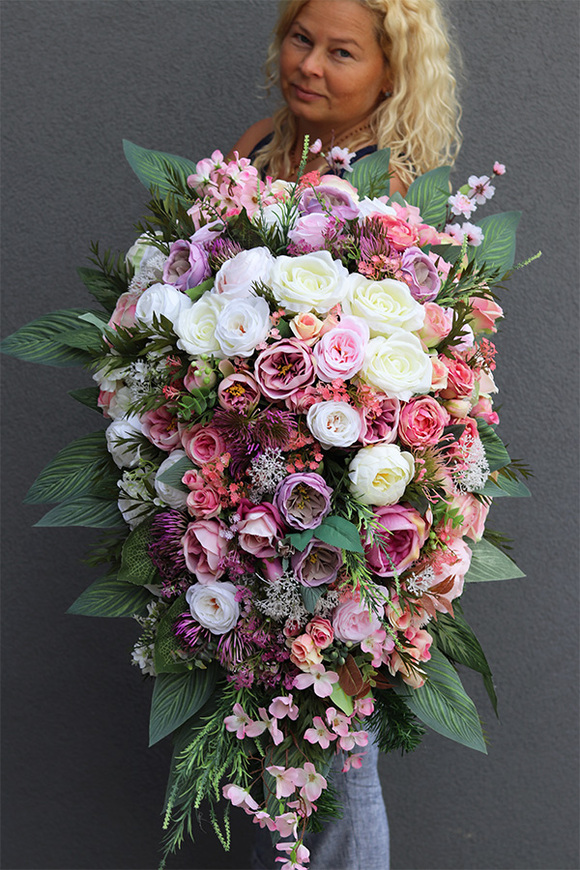 bardzo duża wiązanka nagrobna Della Extra 2