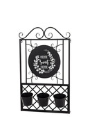 Home Sweet Home, dekoracja ścienna kwietnik