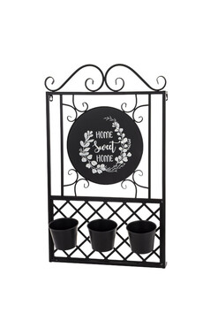 Home Sweet Home A, dekoracja ścienna kwietnik, wym.83x50cm