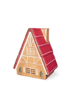 Homemade XMAS, ręcznie malowany pojemnik na ciastka E, wys.27cm