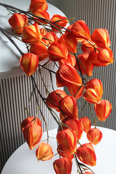 Miechunka, gałązka sztuczny kwiat