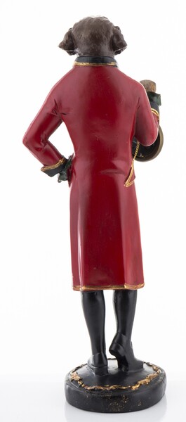 Pies Lord, figurka z zegarkiem, wym.44x15x13.5cm 