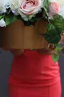 Rossaria Malaga, dekoracja nagrobna w misie, wym.38x60cm