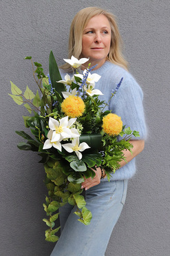 Auris, wiosenny bukiet do wazonu, dł.63cm