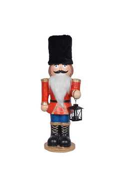 Nutcracker z latarenką, figurka dziadek do orzechów, wys.65cm