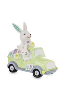 Bunny Life, figurka wielkanocna zajączek w autku