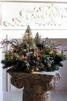 Złota Legenda Black, świąteczny stroik na brzozie